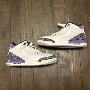 Air Jordan 3 Retro GS Size 7Y Basketball Sneaker (Women’s 8.5) Worn Once